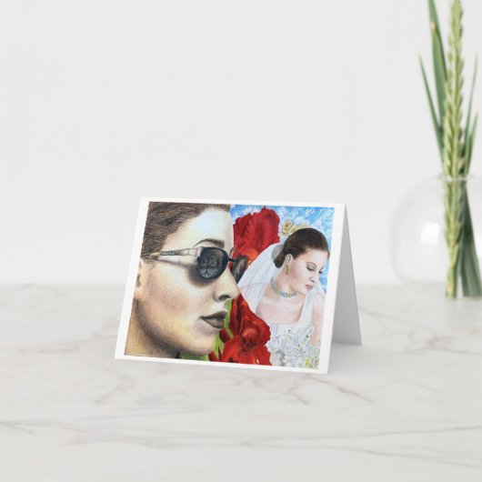 「メモリー」グリーティングカード サンキューカード (正面)