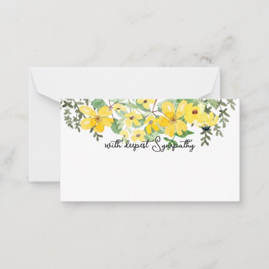 メモリー シンパシー メモリアル エンジェル フラワー カード (正面)