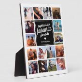 メモリー スクエア フォト コラージュ フォトプラーク (側面)