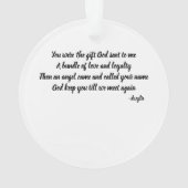 メモリー - ブラックラボのカスタマイズ可能な追悼品 オーナメント (裏面)