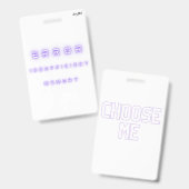 メモリ不足エラー バッジ (Front & Back)