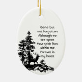 メモリ保持男らし鹿 セラミックオーナメント (裏面)