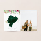 メモリ保持記念カード50誕生日 箔カード (内部)