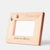 メモリ内のハンドプリント乳児損失 レーザー彫刻フレーム (左)