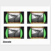 メモリ内の寄贈 – 長方形 長方形シール (シート)