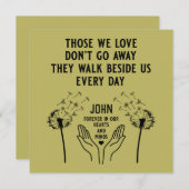 メモリ内の葬儀披露宴 (正面/裏面)