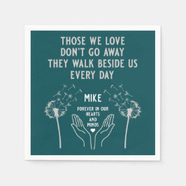 メモリ内の葬儀披露宴 スタンダードカクテルナプキン