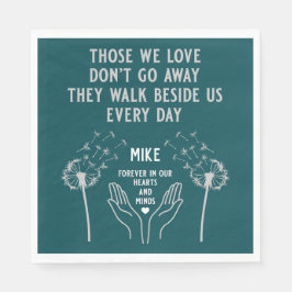 メモリ内の葬儀披露宴 スタンダードランチョンナプキン