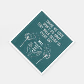 メモリ内の葬儀披露宴 スタンダードランチョンナプキン (角)