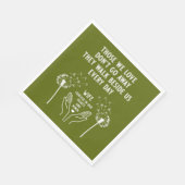 メモリ内の葬儀披露宴 スタンダードランチョンナプキン (角)