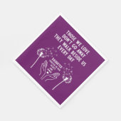 メモリ内の葬儀披露宴 スタンダードランチョンナプキン (角)