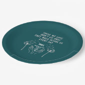 メモリ内の葬儀披露宴 ペーパープレート (アングル)