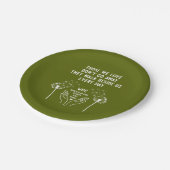 メモリ内の葬儀披露宴 ペーパープレート (アングル)