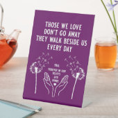 メモリ内の葬儀披露宴 台座サイン (インサイチュ)