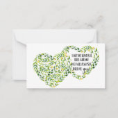 メモリ内悔やみや弔慰メモリアルエンジェルフローライトリカード ノートカード (正面)