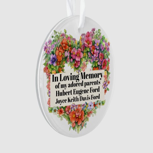 メモリ内 オーナメント (正面)