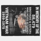 メモリ内 フリースブランケット (正面(横))