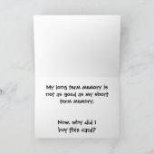 メモリ失効遅延誕生日カード カード (内部)