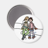 メモリ磁石。 マグネット (正面/裏面)