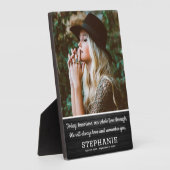 メモリ素朴ル悔やみや弔慰引用文 |写真保存 フォトプラーク (側面)