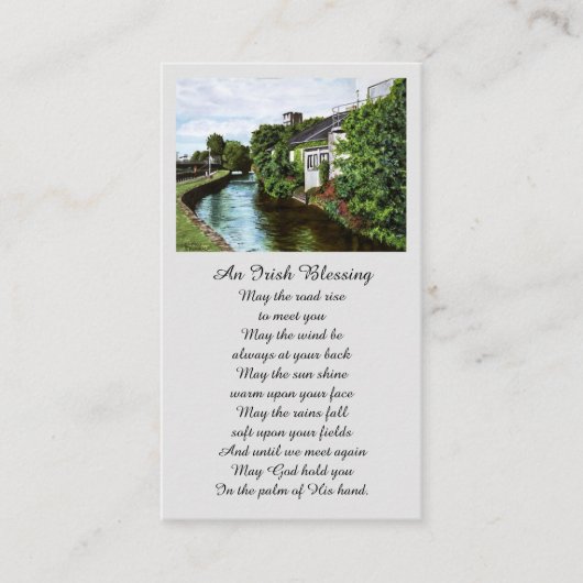 メモリ賛美ー祈りの言葉カード 名刺 (正面)