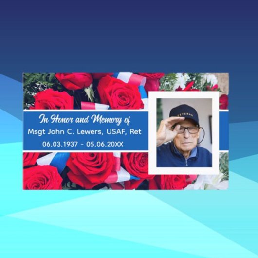 メモリ・カードの退役軍人を受け取る コーリングカード