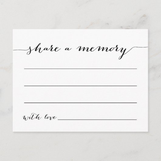 メモリ ポストカード (正面)