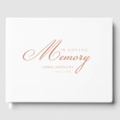 メモリ「愛するメモリ内」白 ゲストブック (正面)