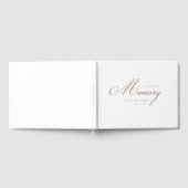 メモリ「愛するメモリ内」白 ゲストブック (全面)