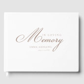 メモリ「愛するメモリ内」白 ゲストブック (正面)