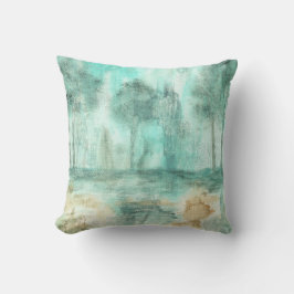 メモリ、抽象芸術景観樹木アート絵画ズ クッション