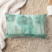 メモリ、抽象芸術景観樹木アート絵画ズ ランバークッション (ブランケット)