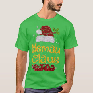 メモークロースクリスマスパジャマファミリーマッチングクリスマス Tシャツ