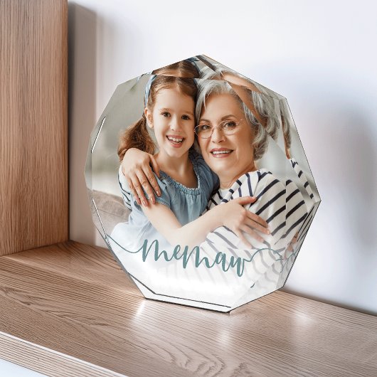 メモー |おばあちゃんのスクリプトオーバーレイ フォトブロック