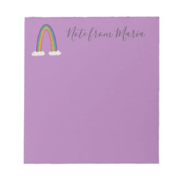 メモ元 – 紫パーソナライズされたのメモ帳 ノートパッド