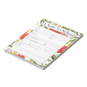 メモ先生メモ帳に学校の欠席理由 ノートパッド (回転)