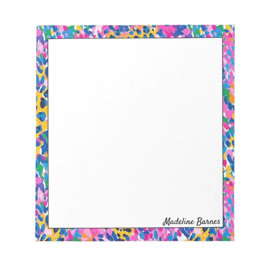 メモ名門私立校風の帳 ノートパッド (正面)