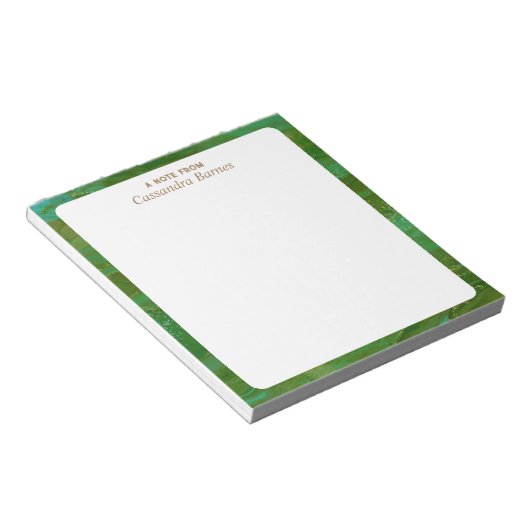 メモ帳からのパーソナライズされたメモ ノートパッド (アングル)