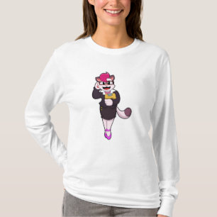 メモ帳で秘書としてCat Tシャツ