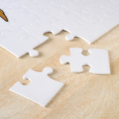 メモ帳で秘書としてFlamingo ジグソーパズル (側面)