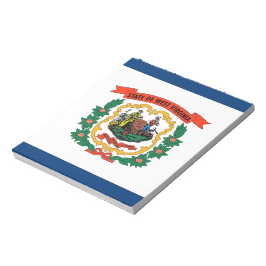 メモ帳とウェストバージニア州 ノートパッド (回転)