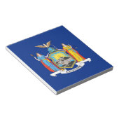 メモ帳とニューヨーク州旗州 ノートパッド (アングル)