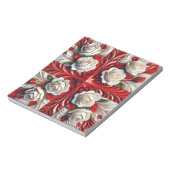 メモ帳と英語バラモダンデザイン ノートパッド (回転)