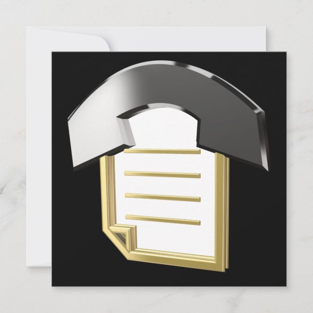 メモ帳と電話 (正面)