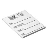 メモ帳に感謝子供へ ノートパッド (アングル)