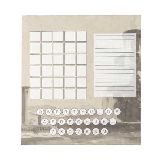 メモ帳のスクラッチパッドを文字化けする ノートパッド (正面)