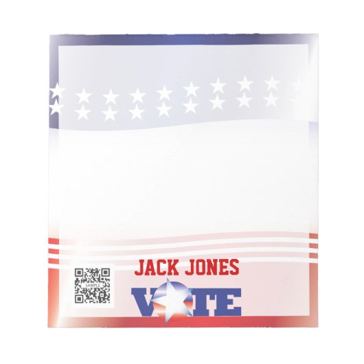 メモ帳のテンプレート投票 ノートパッド (正面)