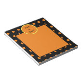 メモ帳のトリックまたは処理（黒とオレンジ） ノートパッド (アングル)