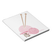 メモ帳の一覧を表示するニット ノートパッド (アングル)