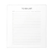 メモ帳の一覧を表示するミニマリスト ノートパッド (正面)